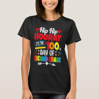 Camiseta 100 Días De Escuela Para Niños Niños Segundo Grado