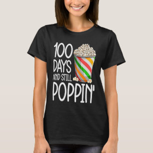 Camiseta 100 Días De Escuela Para Niños Palomitas De Maíz