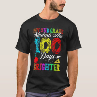 Camiseta 100 Días De Escuela para Niños y Maestros de Kinde