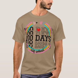 Camiseta 100 días de escuela para profesores Classic TShirt