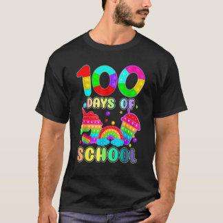 Camiseta 100 días de escuela Pop it Teacher Niños Chicas