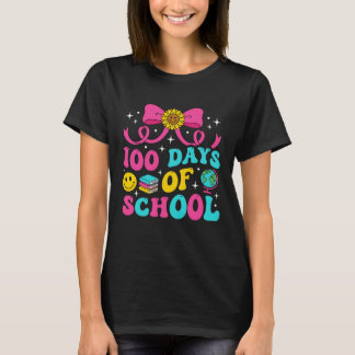 Camiseta 100 Días de Escuela Profesora Coquette Lazo Niñas