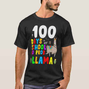 Camiseta 100 Días De Escuela Sin Prob Llama Llama Maestra 1