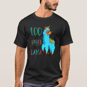Camiseta 100 Días De Escuela Sin Prob Llama Llama Maestra Y