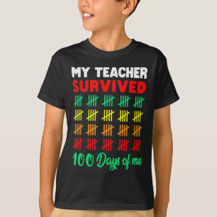 Camiseta 100 días de escuela Tee Kids 100th Day of School C