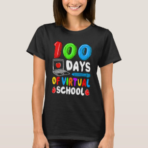 Camiseta 100 días de escuela virtual 100 días de escuela 20