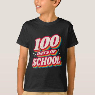 Camiseta 100 días de escuela y aún amando los corazones 100