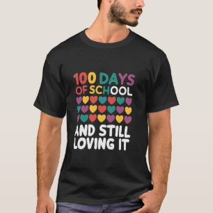 Camiseta 100 Días de Escuela y Sigue Gustándome 100 Arcoíri