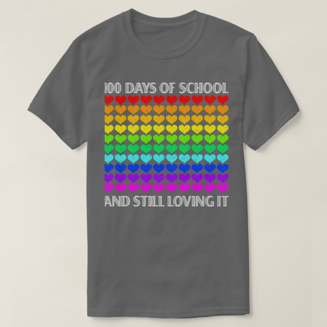 Camiseta 100 días de escuela y todavía amándola 8 (Diseño del anverso)