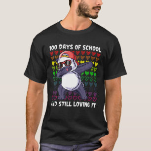 Camiseta 100 Días De Escuela Y Todavía Me Encanta, Dabbing 