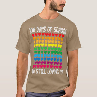 Camiseta 100 Días De Escuela Y Todavía Me Encanta Maestro