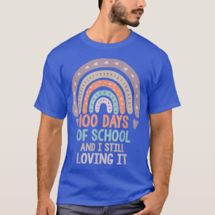 Camiseta 100 Días De Escuela Y Todavía Me Gusta El Arcoiris