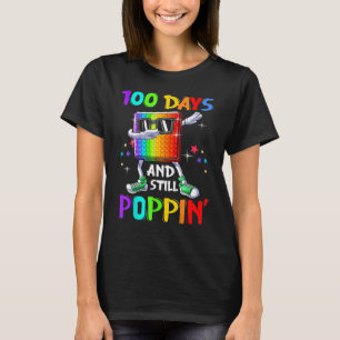 Camiseta 100 Días De Escuela Y Todavía Poppin Fidget 100 Dí