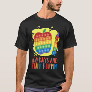 Camiseta 100 Días De Escuela Y Todavía Poppin Niños Lindos