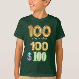 Camiseta 100 días de estancia escolar