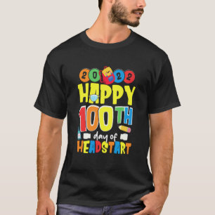 Camiseta 100 Días De Estudiantes Maestros De La Escuela Hea