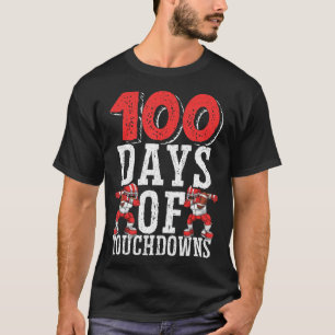 Camiseta 100 Días De Éxito En El Fútbol 100 Días De Escuela
