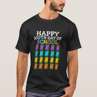 Camiseta 100 Días De Feliz Escolar