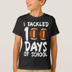 Camiseta 100 Días de Fútbol Escolar Regalo de 100 Días