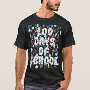 Camiseta 100 Días De Futuro Escolar De Profesores De Cienci