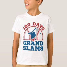 Camiseta 100 días de grandes críticas en el béisbol