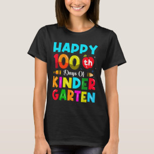 Camiseta 100 días de guardería 100 días de escuela