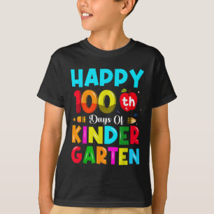 Camiseta 100 días de guardería 100 días de escuela