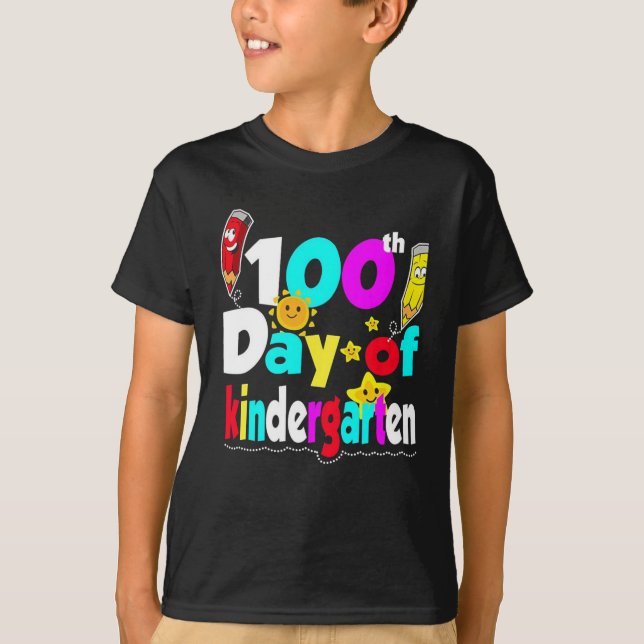 Camiseta 100 días de guardería T-Shirt (Anverso)