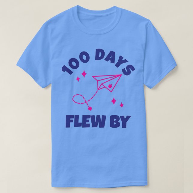 Camiseta 100 Días De Huida En 100 Días De Escuela 8 (Diseño del anverso)