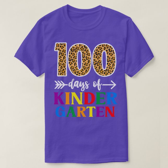Camiseta 100 Días De Jardín De Niños 5 (Diseño del anverso)