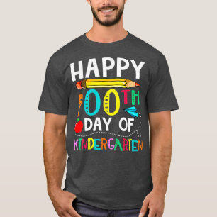 Camiseta 100 Días De Jardín De Niños Felices 100 Días De Es