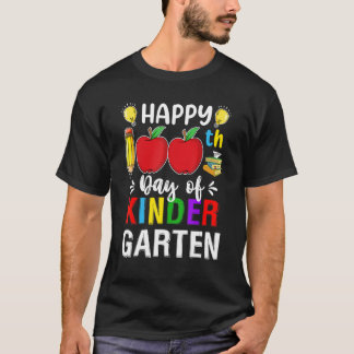 Camiseta 100 Días De Jardín De Niños Felices 100 Días De Es
