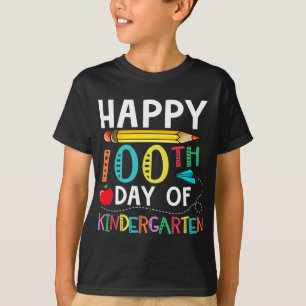 Camiseta 100 Días De Jardín De Niños - Feliz Cien Días De S