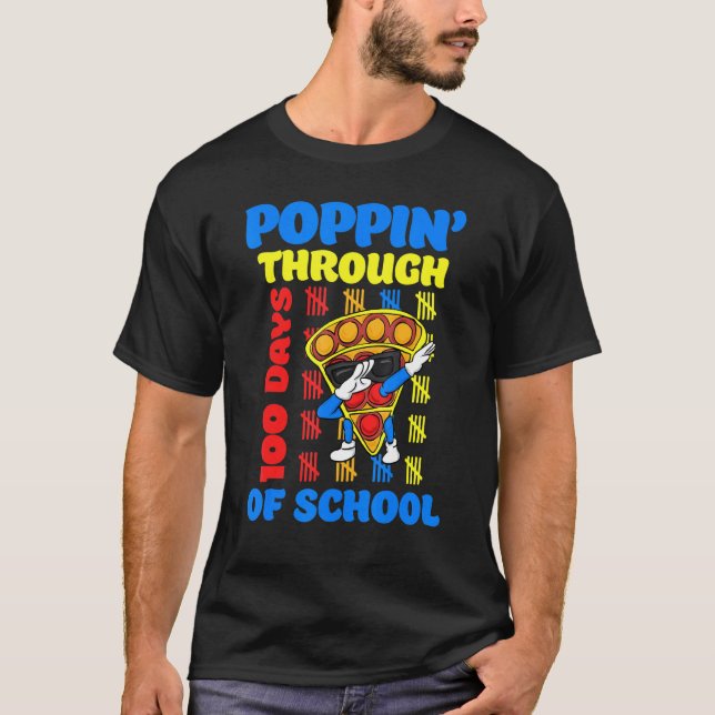 Camiseta 100 Días De Juguete De Fidget Escolar (Anverso)