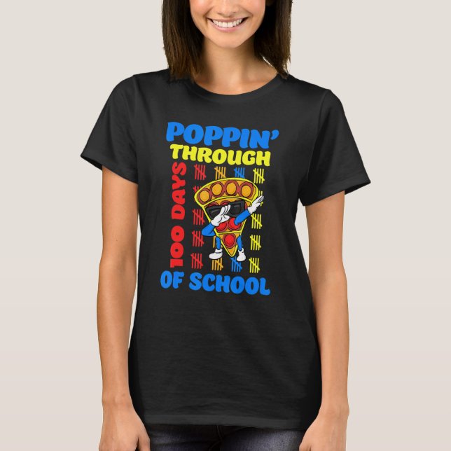 Camiseta 100 Días De Juguete De Fidget Escolar (Anverso)