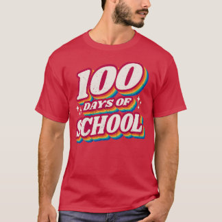 Camiseta 100 DÍAS DE LA ESCUELA 100 Días Bonito Maestra en