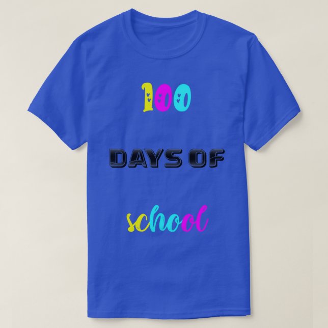 CAMISETA 100 DÍAS DE LA ESCUELA 78 (Diseño del anverso)