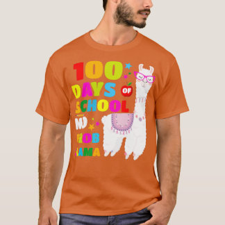 Camiseta 100 días de la escuela Graciosa Llama 100º día Pro