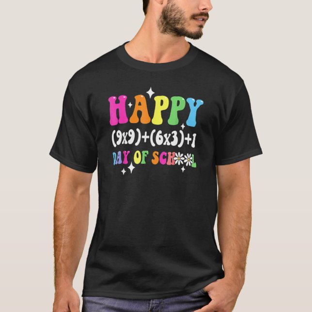 Camiseta 100 días de la Fórmula matemática del maestro feli (Anverso)