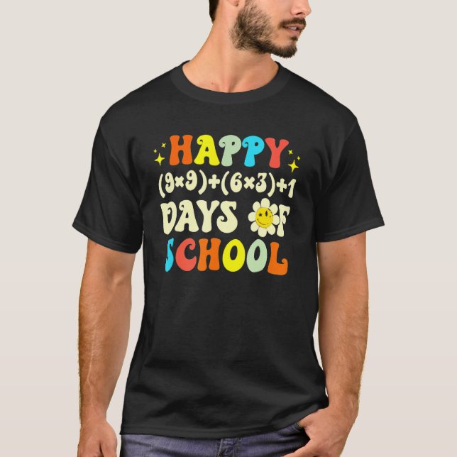 Camiseta 100 días de la Fórmula matemática del maestro feli (Anverso)