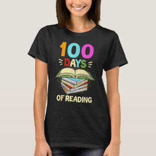 Camiseta 100 Días De Lectura Para El 100° Día De La Escuela