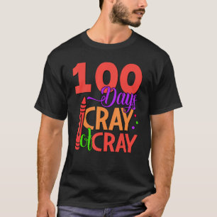Camiseta 100 Días De Locos 100º Día De Colegio Profesor