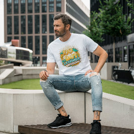 Camiseta 100 días de logros de aprendizaje Graduación diver