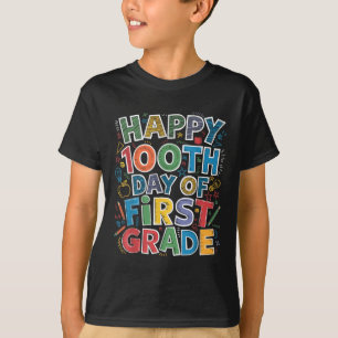 Camiseta 100 Días de los niños del primer grado 100