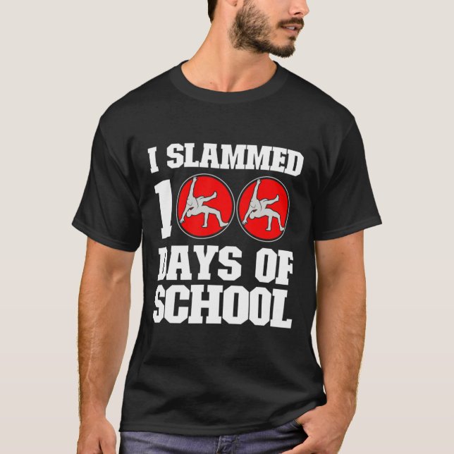 Camiseta 100 días de lucha escolar contra un niño de 100 dí (Anverso)