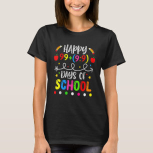 Camiseta 100 Días De Maestra De Ecuación De Matemáticas De
