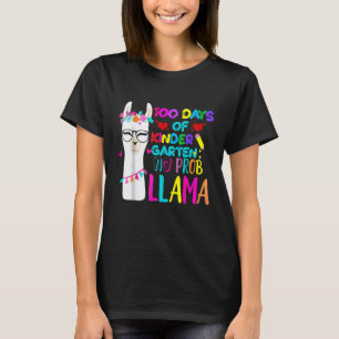Camiseta 100 Días De Maestra De Jardín De Niños No Prob Lla