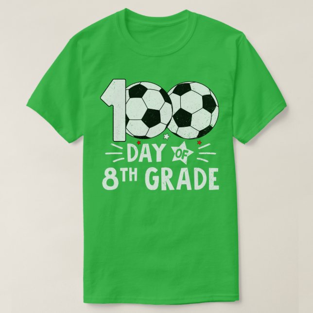 Camiseta 100 Días De Maestra De Octavo Grado 100 Días De Sc (Diseño del anverso)