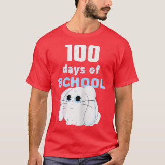 Camiseta 100 días de maestría en la escuela