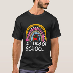 Camiseta 100 Días De Maestría Escolar 100 Días Smer Boho Ra